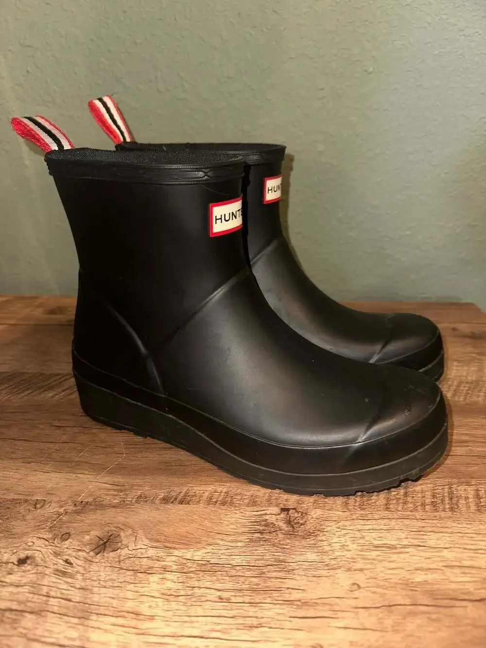 Hunter Original Play Short Rain Boots in Black